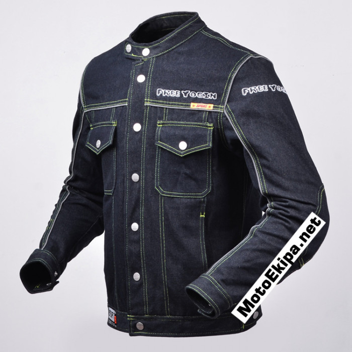 Мотокуртка мужская Free Yogin Denim 2 джинсовая Мотокуртка мужская Free Yogin Denim 2 джинсовая