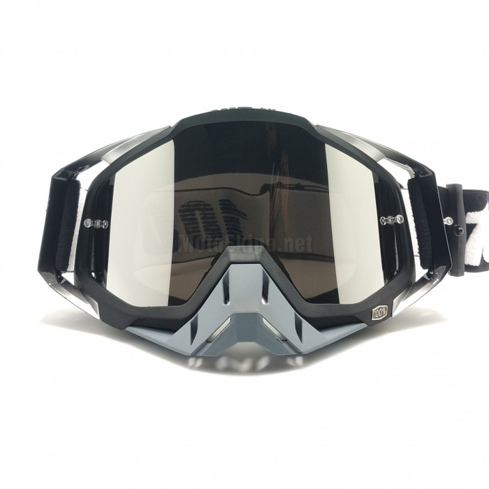Очки для мотокросса эндуро MX 100% BLACK/DARK черно-серая оправа, темная линза Очки для мотокросса эндуро MX 100% BLACK/DARK черно-серая оправа, темная линза