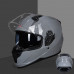 Шлем закрытый GXT STREET GREY серый глянец