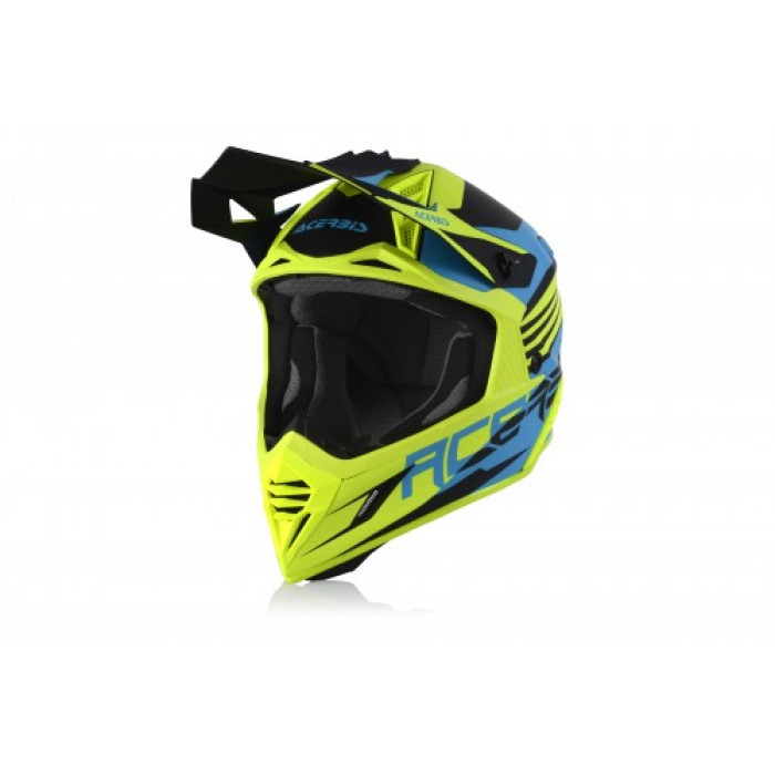 Шлем Acerbis X-TRACK Light Blue/Fluo Yellow Шлем Acerbis X-TRACK Light Blue/Fluo Yellow