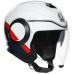 Шлем AGV ORBYT MULTI Block Pearl White/Ebony/Red-Fluo
