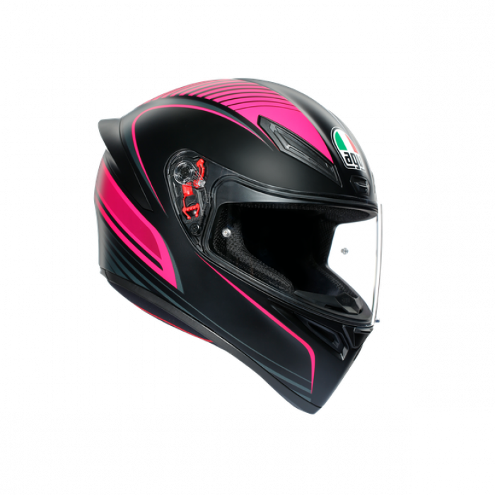 Шлем AGV K-1 MULTI Warmup Black/Pink Шлем AGV K-1 MULTI Warmup Black/Pink