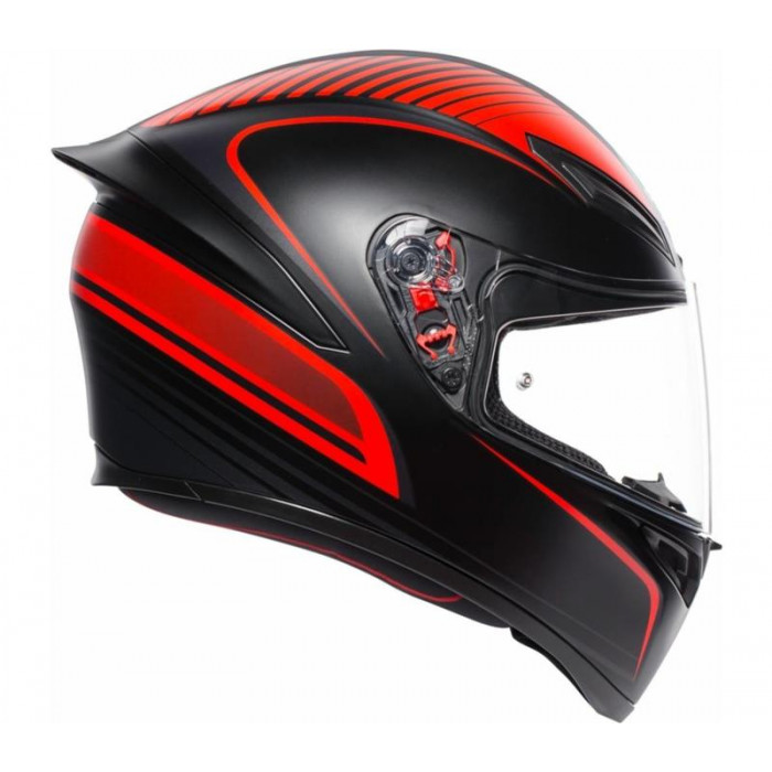 Шлем AGV K-1 MULTI Warmup Matt Black/Red Шлем AGV K-1 MULTI Warmup Matt Black/Red