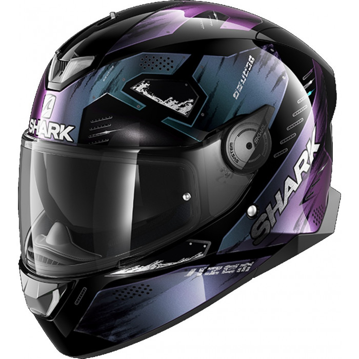 Шлем SHARK SKWAL 2 VENGER Black/Purple Шлем SHARK SKWAL 2 VENGER Black/Purple