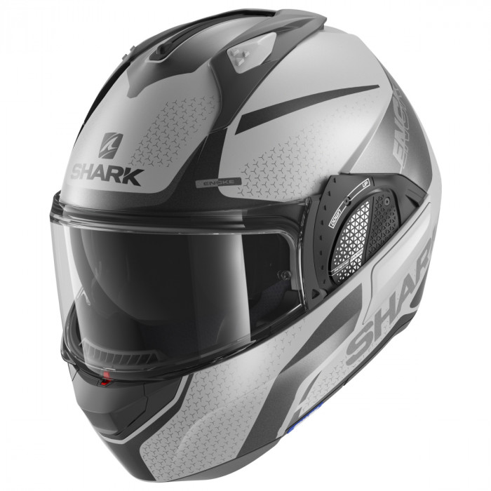 Шлем SHARK EVO GT ENCKE MAT Silver/Anthracite/Black Шлем SHARK EVO GT ENCKE MAT Silver/Anthracite/Black