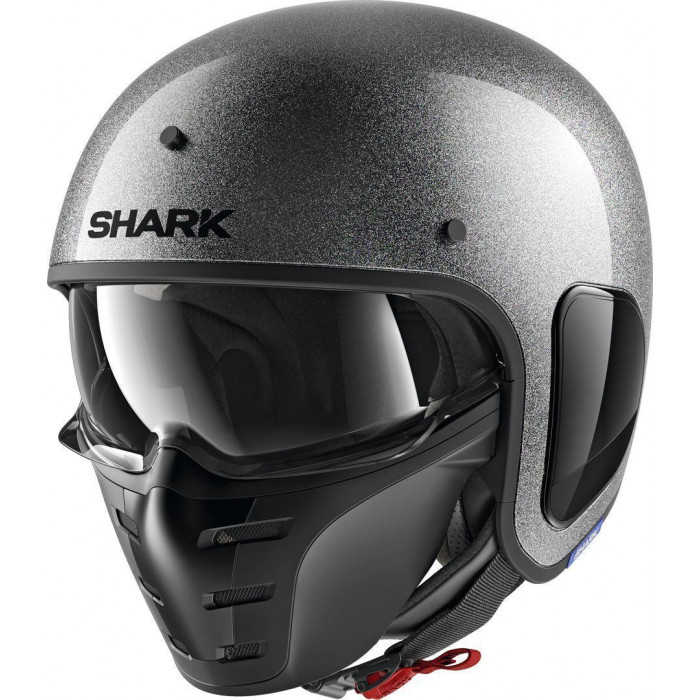 Шлем SHARK S-DRAK FIBER BLANK GLITTER Silver Шлем SHARK S-DRAK FIBER BLANK GLITTER Silver