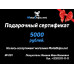 Подарочный сертификат на 5000 рублей Подарочный сертификат на 5000 рублей